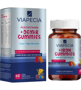 Viapecia İron+Multivitamin Gummy